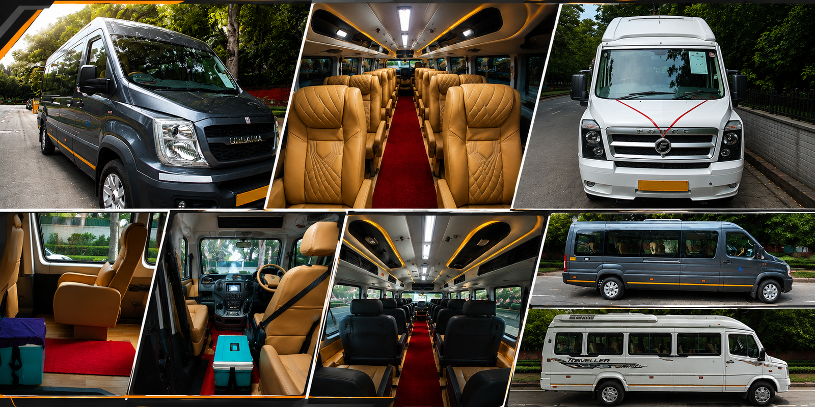 12 Seater Tempo Traveller